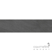 Керамогранит 15x60 Coem Silver Stone Strutturato Rett MIX Graphite (темно-серый, структурированный)