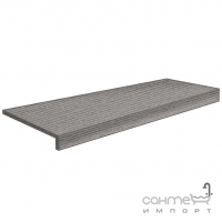 Уголок 15x60x5 Coem Silver Stone Elemento a Elle Esterno R11 Rett Riga Dritta Silver (серый, структурированный)