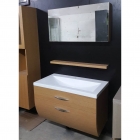 Комплект меблів для ванної кімнати з дзеркалом Orans 2629 (колір Wood) (уцінка)