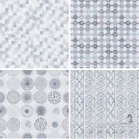 Керамограніт для підлоги 59,55x59,55 Aparici Tex Grey Pattern Natural (сатинований, ректифікований)