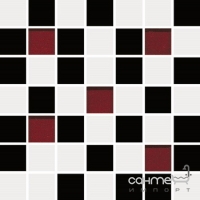 Плитка настенная, декор 20x20 Ceramika-Konskie Michelle Michelle White-Black Mosaic
