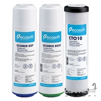 Улучшенный комплект картриджей для тройных фильтров Ecosoft CRV3ECO