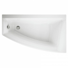 Асимметричная акриловая ванна Cersanit Virgo Max Cover+ 160x90 правосторонняя