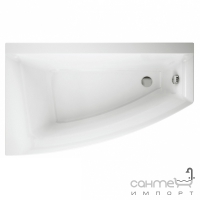 Асимметричная акриловая ванна Cersanit Virgo Max Cover+ 150x90 левосторонняя