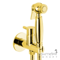 Гигенический душ со смесителем скрытого монтажа Webert Sfera EL870303.010 ANTIC золото
