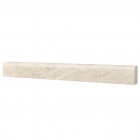 Плінтус 7,5x75 Coem Soap Stone Battiscopa Naturale Rett White (світло-бежевий, матовий)