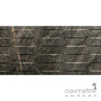 Настенный декор 30x60 Coem Soap Stone Waves Rett Black (черный)
