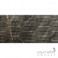 Декор настінний 30x60 Coem Soap Stone Waves Rett Black (чорний)