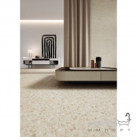 Керамогранит 60x120 Coem Terrazzo Naturale Rett Mini Calce (серый, матовый)