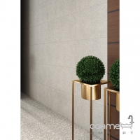 Керамогранит 60x120 Coem Terrazzo Naturale Rett Mini Calce (серый, матовый)