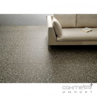 Керамогранит 60x120 Coem Terrazzo Lucidato Rett Mini Calce (серый, полуполированный)