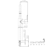 Змішувач для раковини KFA Armatura Cyrkon 582-712-00 хром