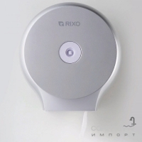 Диспенсер туалетного паперу Rixo Bello P127S сріблястий пластик