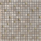 Мозаика 30x30 Coem Travertino Romano Scanalato Mosaico Mix Lucidato Rett White (полуполированная)