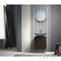 Мозаика из полос 30x60 Coem T.U. Mosaico XS Naturale Rett 03 Grey (светло-серая)