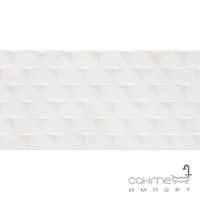 Настінна плитка декорація 30x60 Keros CANVAS DECORADO PYRAMID BLANCO (біла)