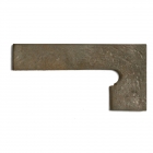 Клинкерная плитка, боковина правая 20x39 Gres de Aragon Antic Zanquin right Basalto (темно-серая)