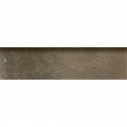 Клинкерная плитка, плинтус 8x33 Gres de Aragon Antic Rodapie Basalto (темно-серая)