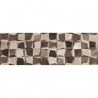 Настінна плитка декорація 30x90 EcoCeramic Sorolla Rlv. Marron (темно-коричнева)