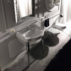 Туалетний столик під раковину Kerasan Retro 7362KХ білий, кольорова фурнітура
