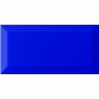 Настенная плитка 10x20 Monopole Monocolor Bisel Azul Brillo (синяя, глянцевая)
