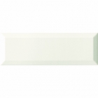 Настенная плитка 10x30 Monopole Monocolor Bisel Blanco Brillo (белая, глянцевая)