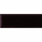 Настенная плитка 10x30 Monopole Monocolor Bisel Marron Brillo (коричневая, глянцевая) /1,02 м2/уп./