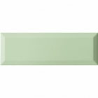 Настенная плитка 10x30 Monopole Monocolor Bisel Oliva Brillo (оливковая, глянцевая) /1,02 м2/уп./