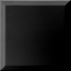 Настенная плитка 15x15 Monopole Monocolor Bisel Negro Brillo (черная, глянцевая)
