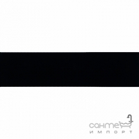 Настенная плитка 10x40 Monopole Monocolor Liso Negro Brillo (черная, глянцевая)