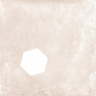 Керамогранит универсальный, декор 60x60 Flaviker Backstage Bisque Hexagon Hole Rectified (матовый, ректификат)