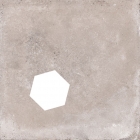 Керамогранит универсальный, декор 60x60 Flaviker Backstage Ash Hexagon Hole Rectified (матовый, ректификат)