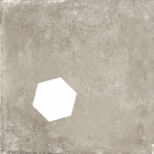 Керамограніт універсальний декор 60x60 Flaviker Backstage Tan Hexagon Hole Rectified (матовий, ректифікат)