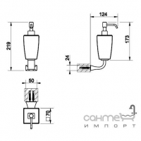 Набор аксессуаров Gessi Mimi 107044, 107050, 160525, 162837, 160526, 184722 Хром