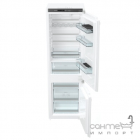 Вбудований двокамерний холодильник з нижньою морозильною камерою Gorenje NRKI 2181 A1 білий