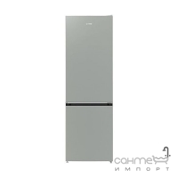 Отдельностоящий двухкамерный холодильник с нижней морозильной камерой Gorenje NRK 611 PS4-B серебро