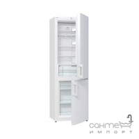 Окремий двокамерний холодильник з нижньою морозильною камерою Gorenje NRK 6191 CW білий