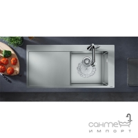 Кухонна мийка з нержавіючої сталі Hansgrohe S715-F450 43306800 хром