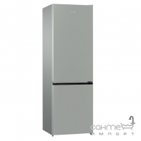 Окремий двокамерний холодильник з нижньою морозильною камерою Gorenje RK 611 PS4 срібло