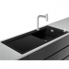 Кухонна мийка із граніту silicatec + змішувач для кухні Hansgrohe C51-F450-08 43219000