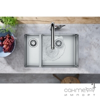 Кухонна мийка з нержавіючої сталі + змішувач для кухні Hansgrohe C71-F655-09