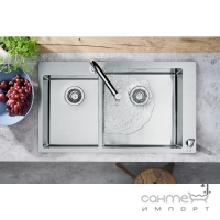 Кухонная мойка из нержавеющей стали + смеситель для кухни Hansgrohe C71-F655-09