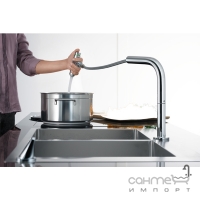 Кухонна мийка з нержавіючої сталі + змішувач для кухні Hansgrohe C71-F660-08