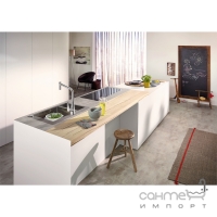 Кухонная мойка из нержавеющей стали + смеситель для кухни Hansgrohe Select C71-F655-04
