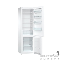Окремий двокамерний холодильник з нижньою морозильною камерою Gorenje RK 621 PW4 білий