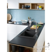 Кухонна мийка із граніту silicatec Hansgrohe S510-F635 кольори в асортименті