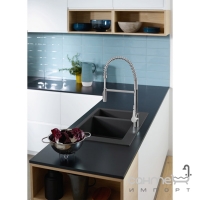 Кухонна мийка із граніту silicatec Hansgrohe S510-F635 кольори в асортименті