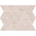 Мозаика 34X26 Flaviker Still No_W Mosaico Triangoli Sand Rectified (матовая, ректификат)