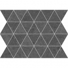 Мозаика 34X26 Flaviker Still No_W Mosaico Triangoli Coal Rectified (матовая, ректификат)