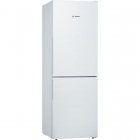 Отдельностоящий двухкамерный холодильник с нижней морозильной камерой Bosch KGV33UW206 белый